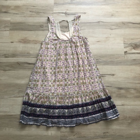 Doe & Rae Pink Ruffled Tiered Halter Sundress - Picture 8 of 8